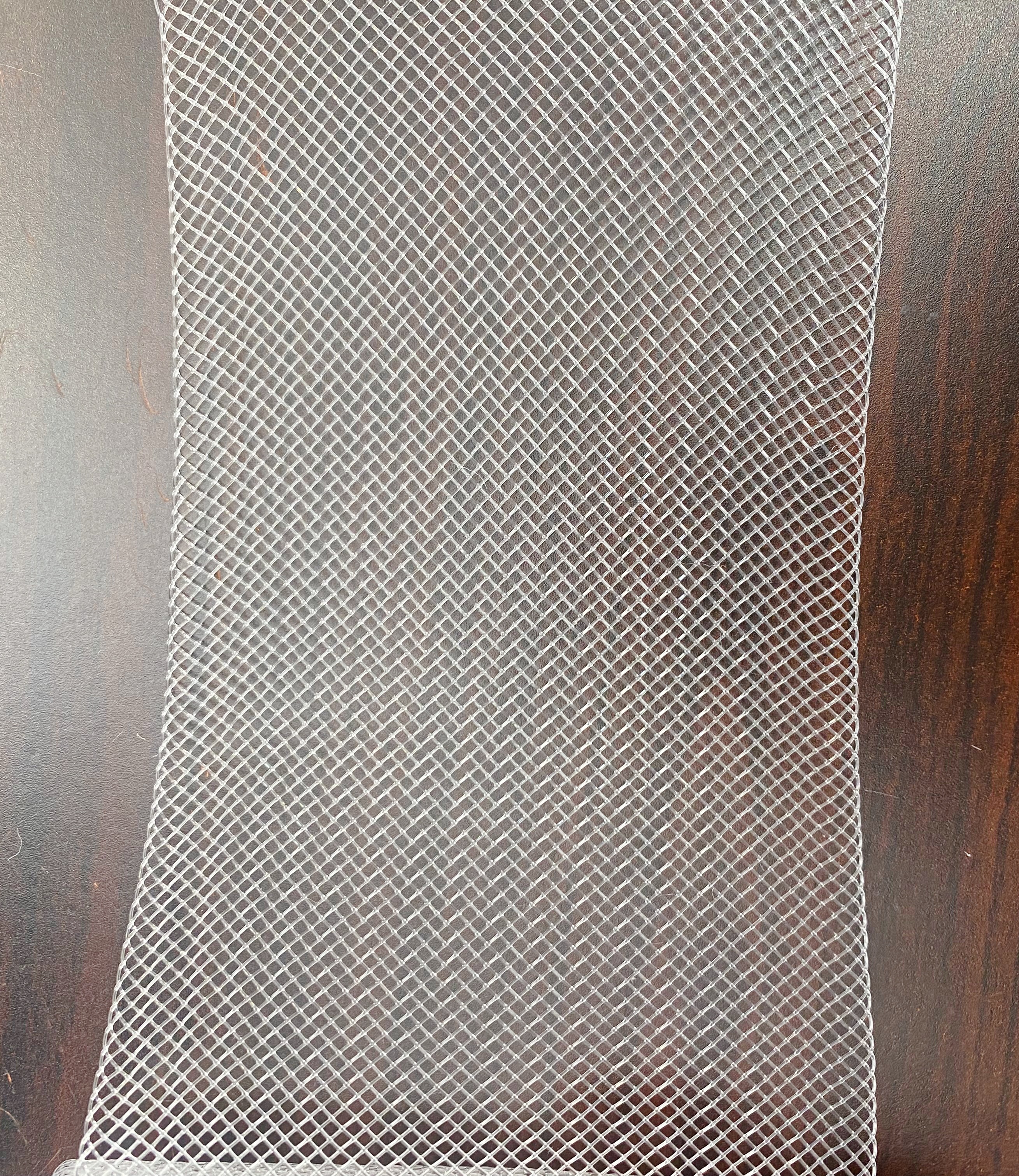 7.5cm Wide Horsehair Braid, Crinoline Mesh Netting, Stiff Horsehair for Sewing Wedding Dress Gowns, Hats, DIY Dressmaking