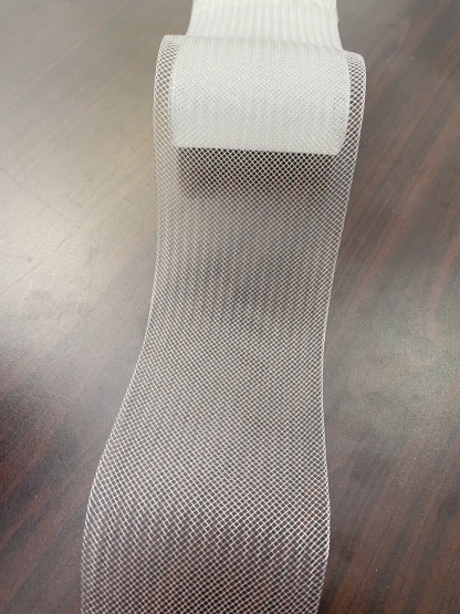 6cm Wide Horsehair Braid, Crinoline Mesh Netting, Stiff Horsehair for Sewing Wedding Dress Gowns, Hats, DIY Dressmaking