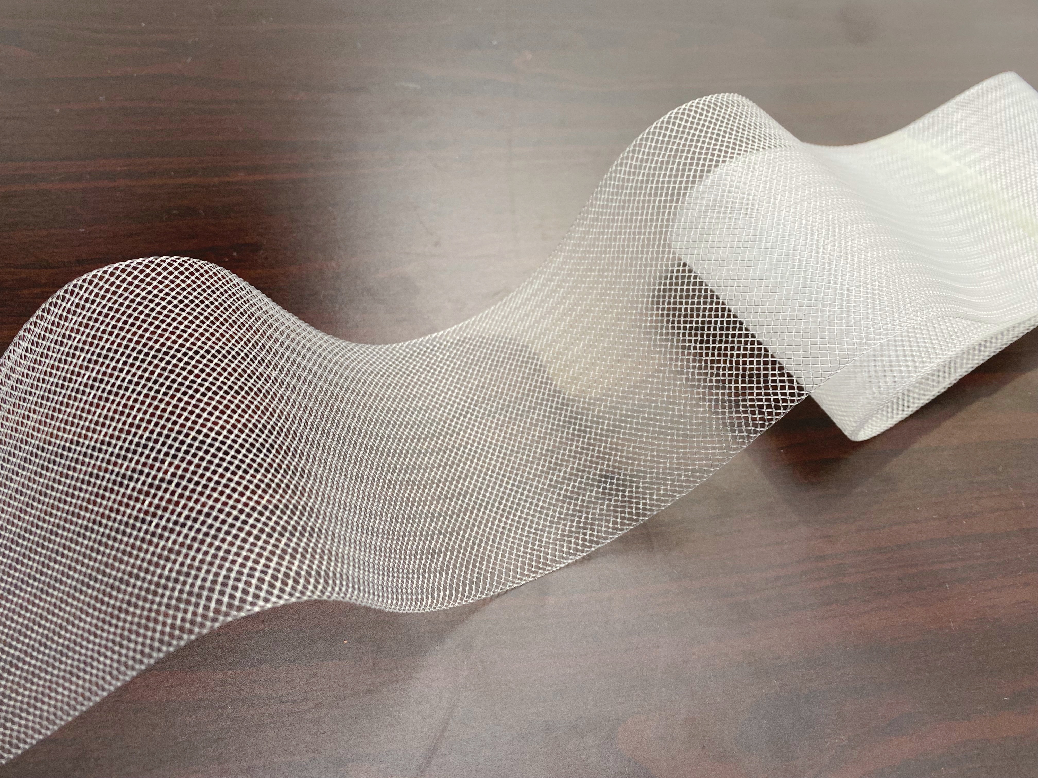 6cm Wide Horsehair Braid, Crinoline Mesh Netting, Stiff Horsehair for Sewing Wedding Dress Gowns, Hats, DIY Dressmaking