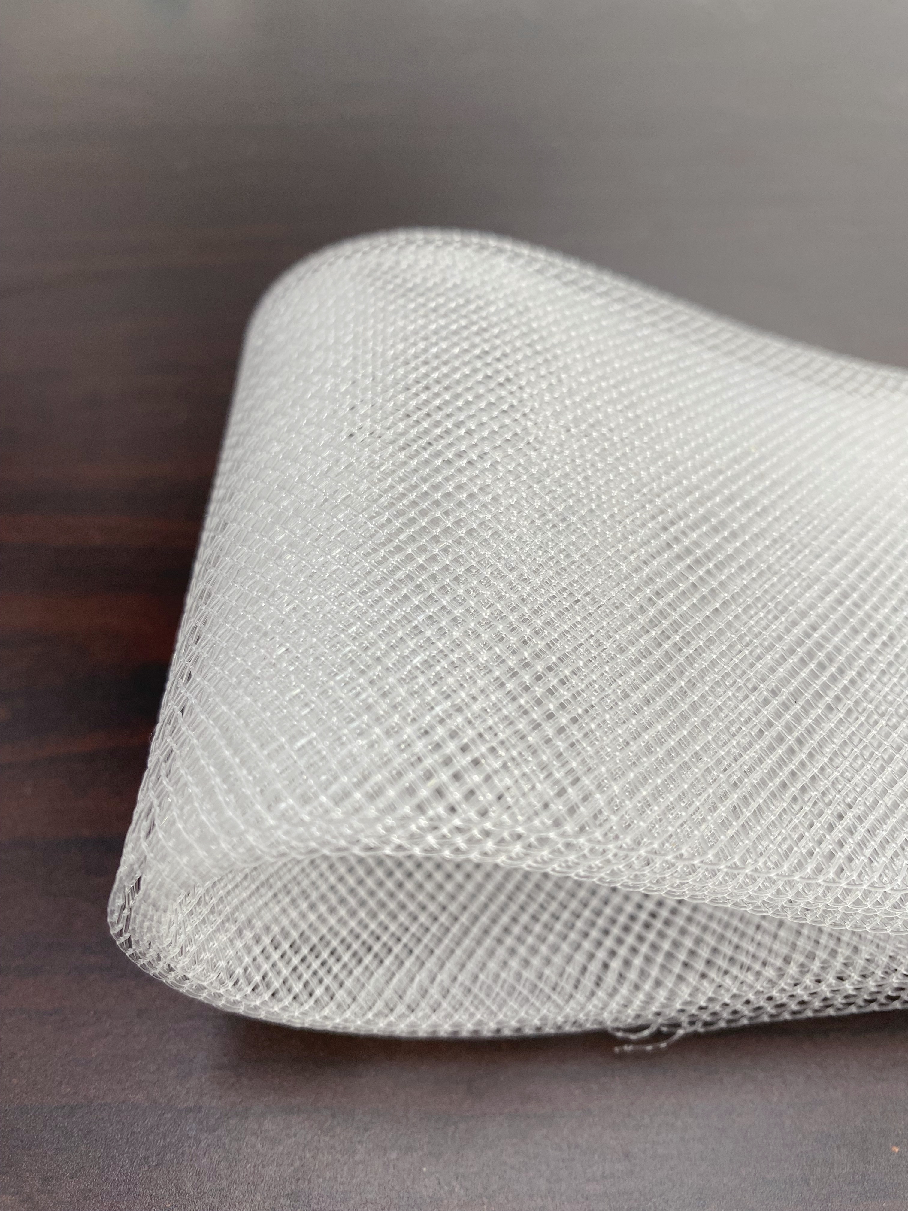 6cm Wide Horsehair Braid, Crinoline Mesh Netting, Stiff Horsehair for Sewing Wedding Dress Gowns, Hats, DIY Dressmaking