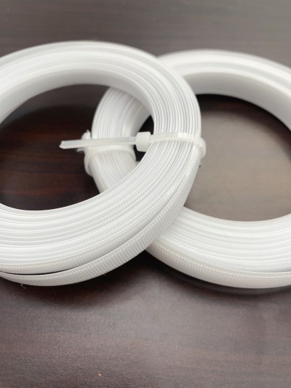 Corset Fish Boning Roll 50 Yards | PET PA Polyester Yarn for Support in Wedding Dresses, Bras, Sewing Projects | Black/White, Various Sizes