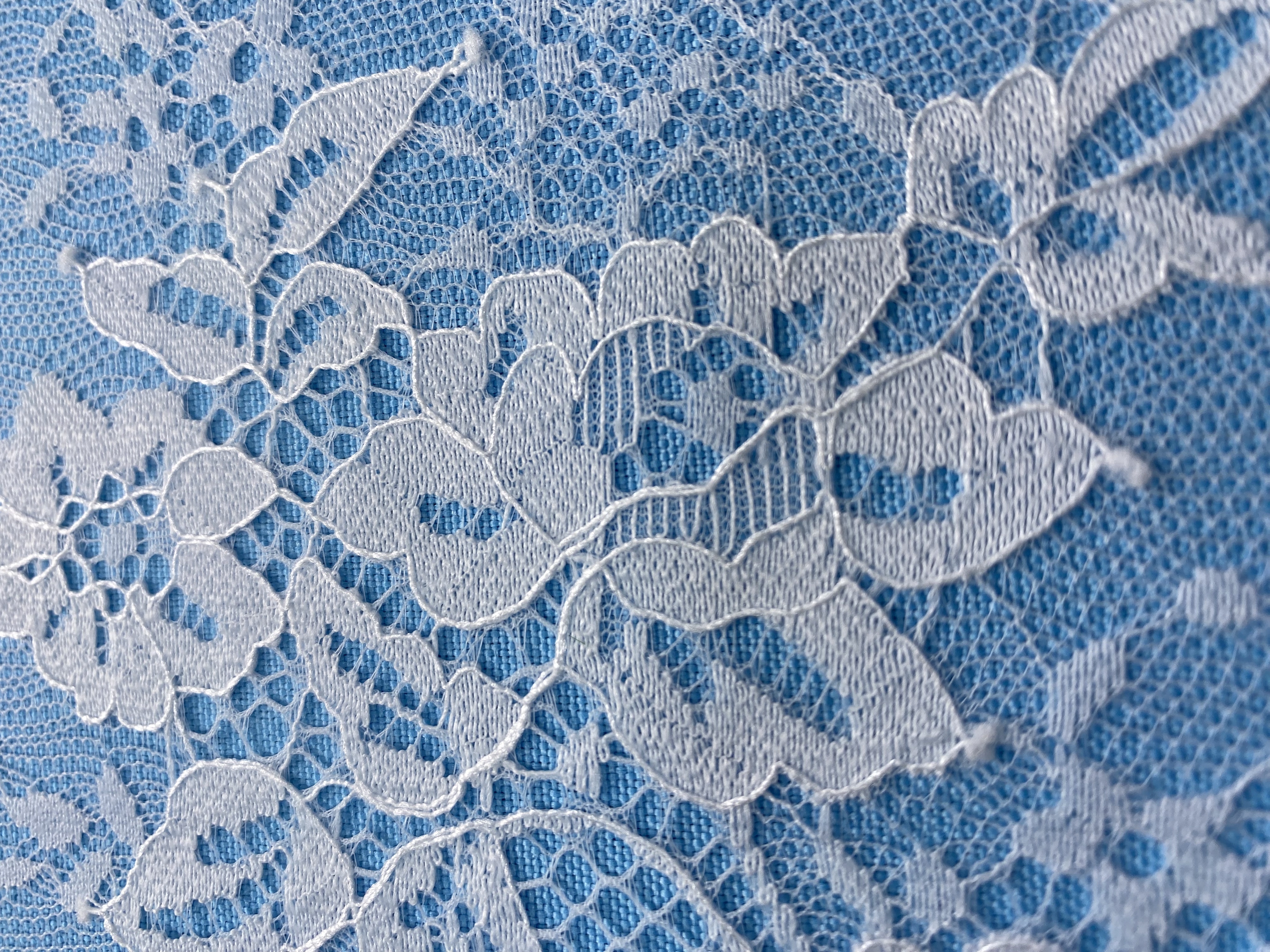 French Eyelash Lace Fabric – 300CM Long & 1500M Wide Per Piece! Embroidered Floral Design for Wedding Dresses, Garment DIY, Decor & Crafts