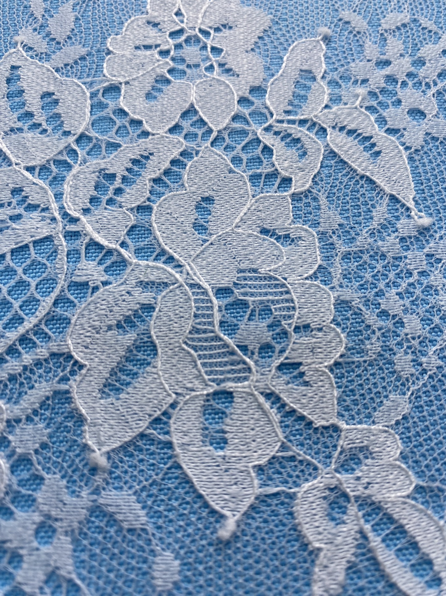 French Eyelash Lace Fabric – 300CM Long & 1500M Wide Per Piece! Embroidered Floral Design for Wedding Dresses, Garment DIY, Decor & Crafts