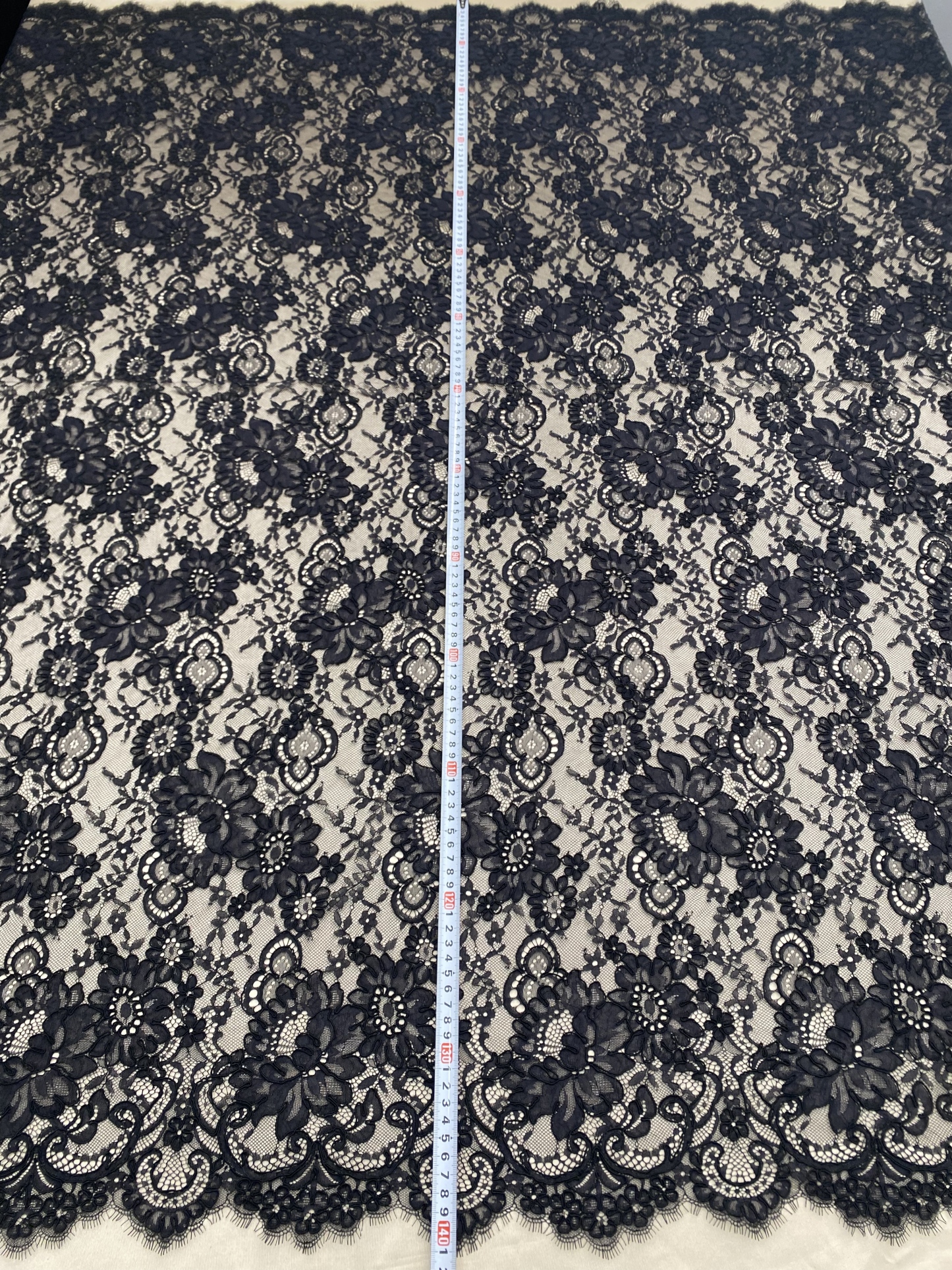 Corded Alencon Flower Lace Fabric, 3 Meters French Chantilly lace fabric trim for wedding shrugs,bridal gown,Classic lace top overlay, sold by 3 maters