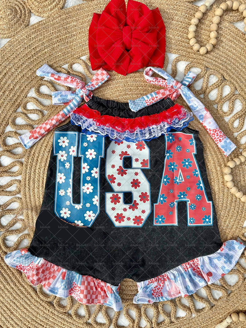 Baby 4th of July Romper