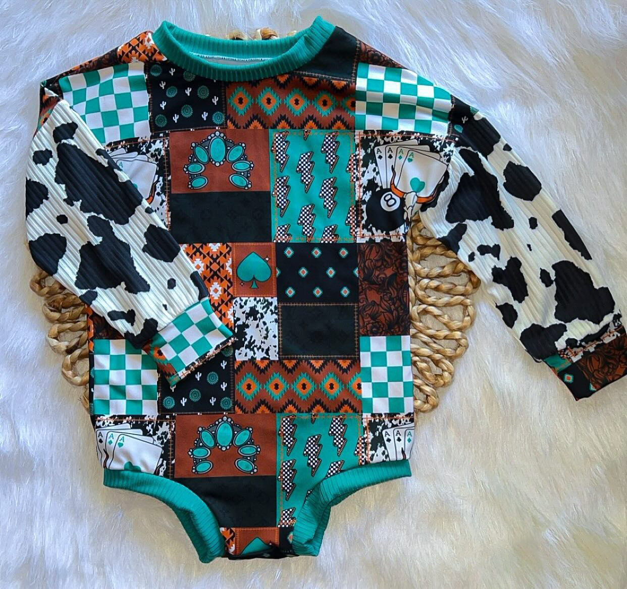 Baby Cowgirl Romper