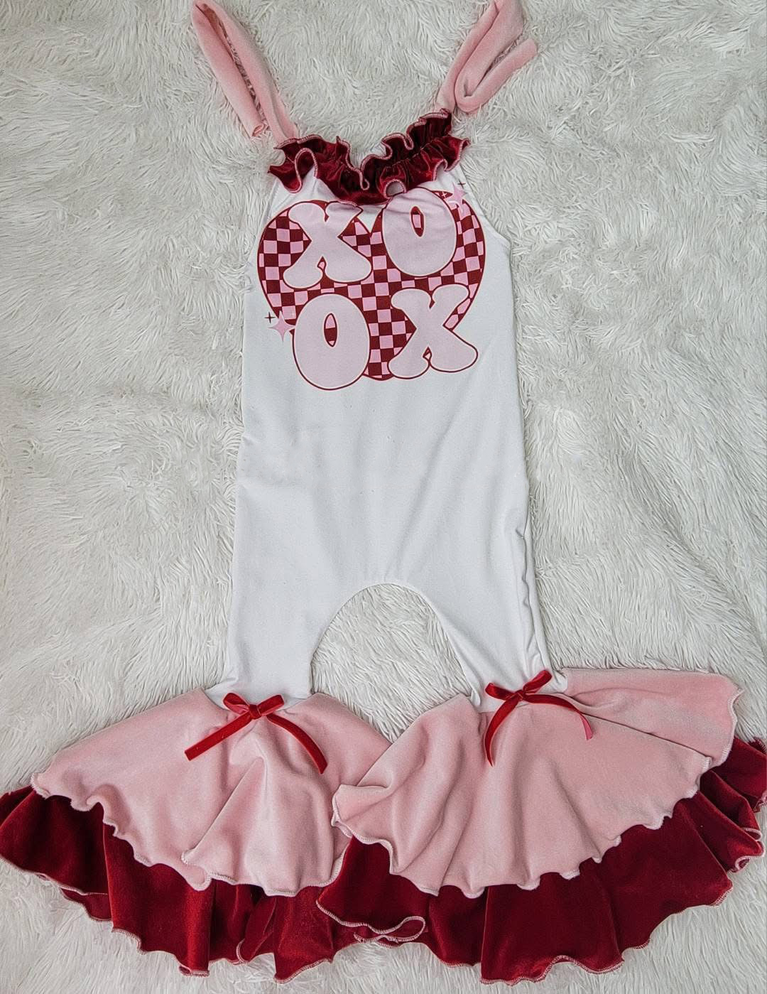 Baby Valentine's Day XOXO Jumpsuit