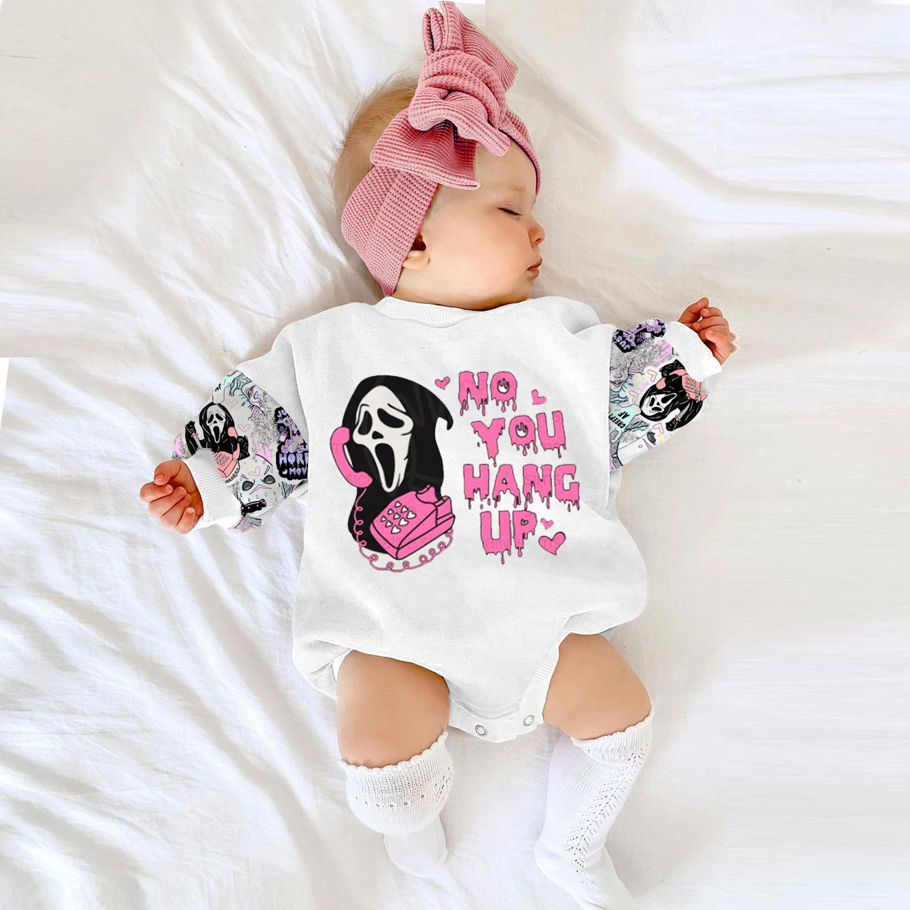 Baby Halloween Print Romper