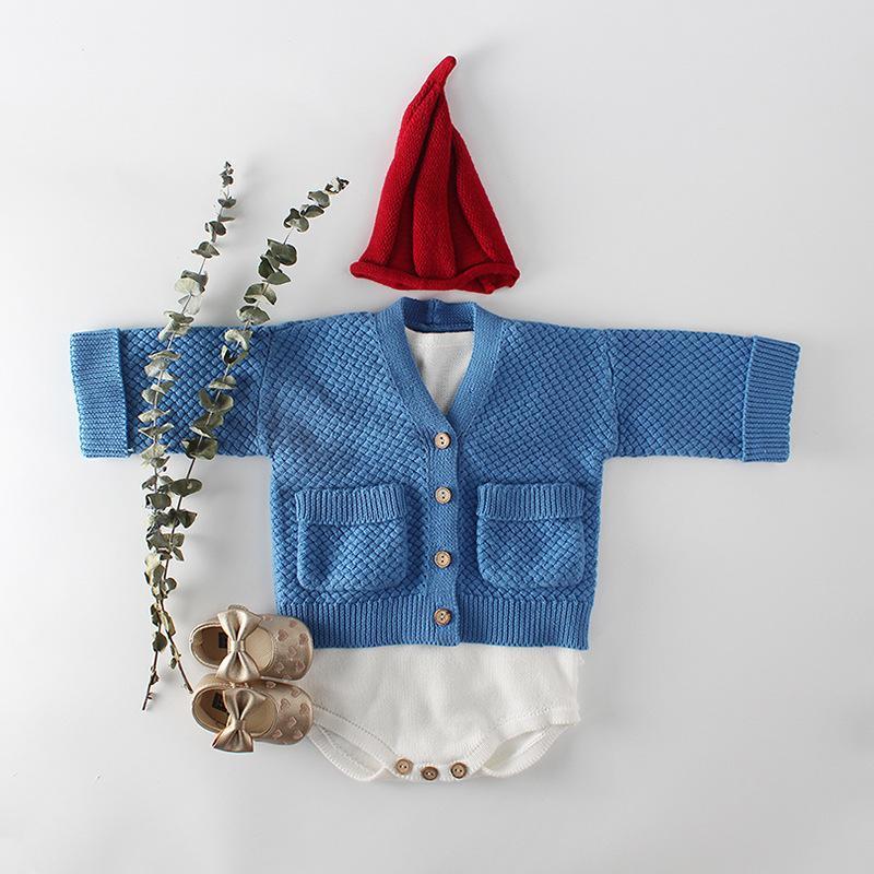 Spring New Baby Knitted Jacket Cardigan-visikids