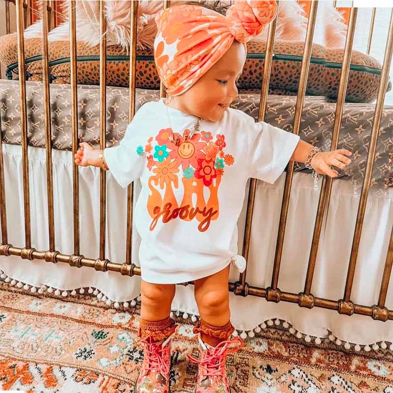 Baby Girl Print Set T-skirt.