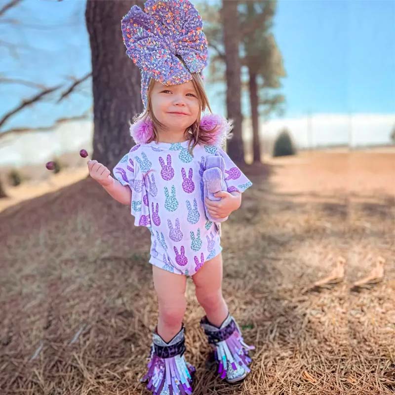 Baby Easter Print Romper