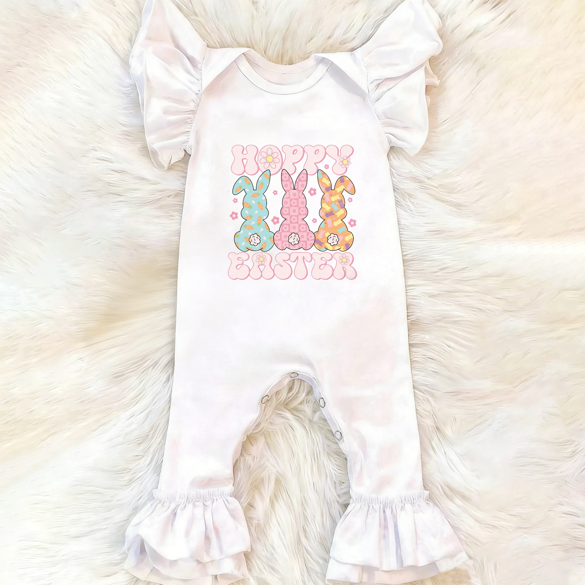 Baby Hoppy Easter Jumpsuit 