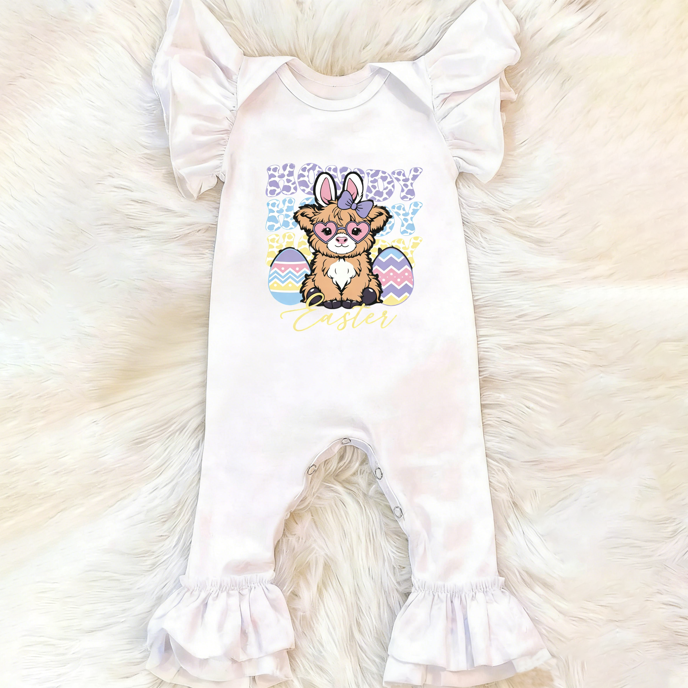 Baby Howdy Easter Jumpsuit 