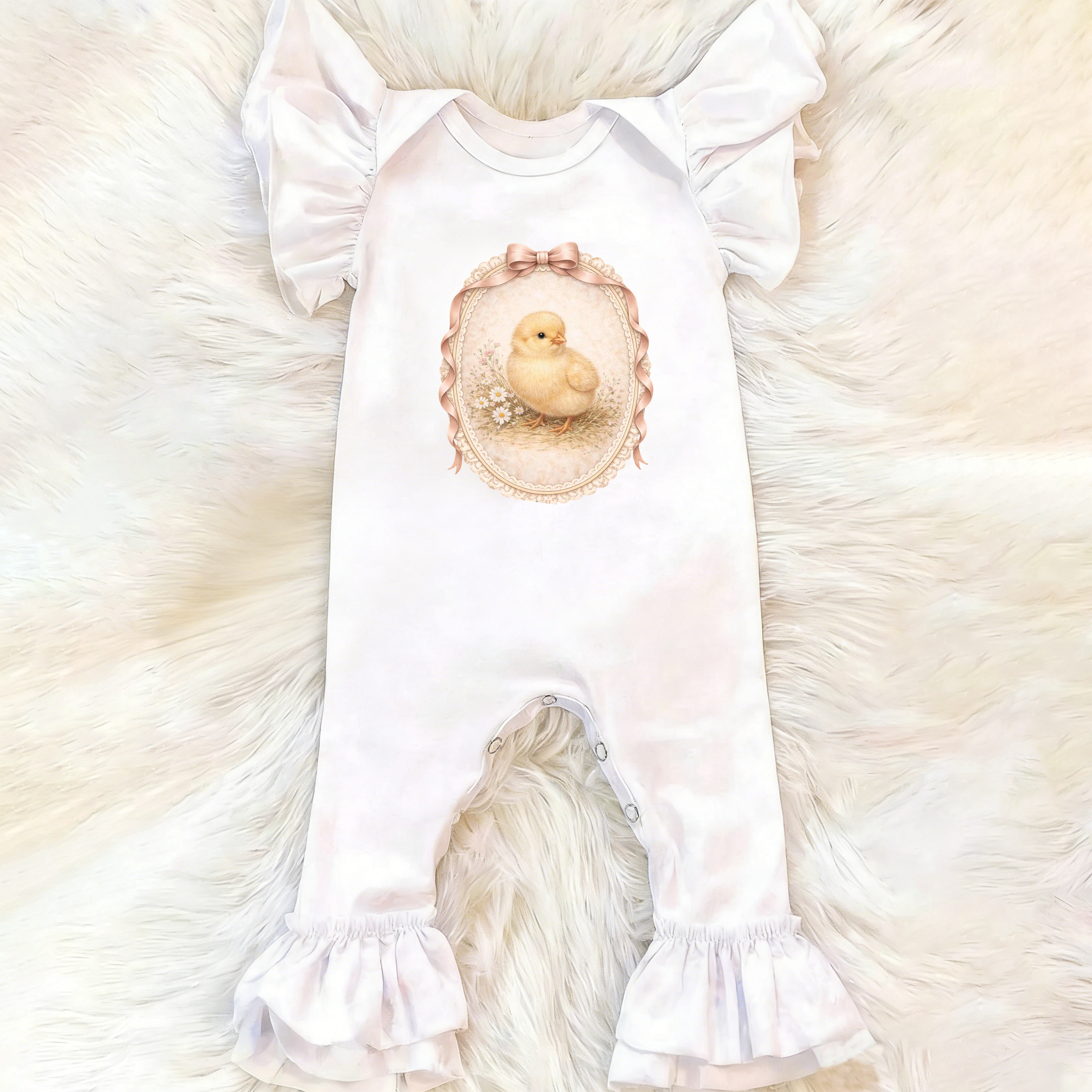 Baby Easter Chick Jumpsuit 