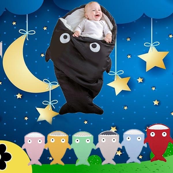 Cartoon Shark Baby Sleeping Bag.