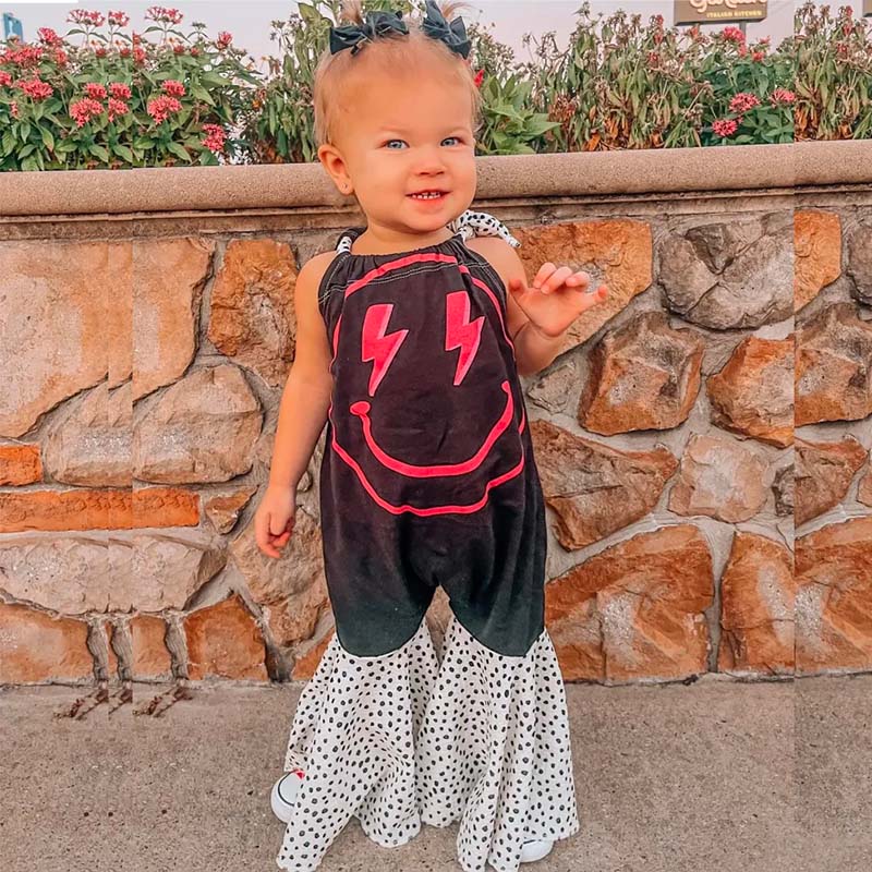 Baby Smile Print Romper.