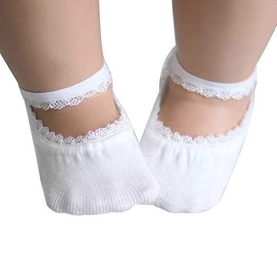 Summer Lace Cotton Boat Socks.