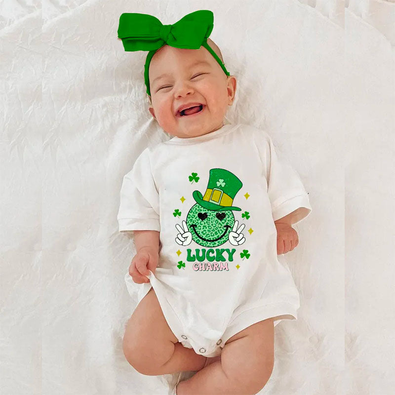 Baby St. Patrick's Day Romper.