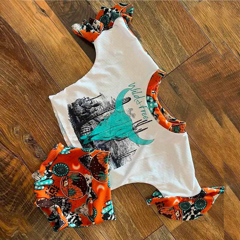 2 Piece Baby Print  Set.