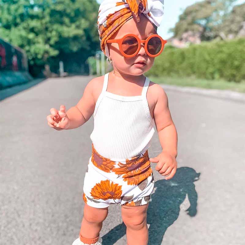 3-Piece Baby Flowers Set.