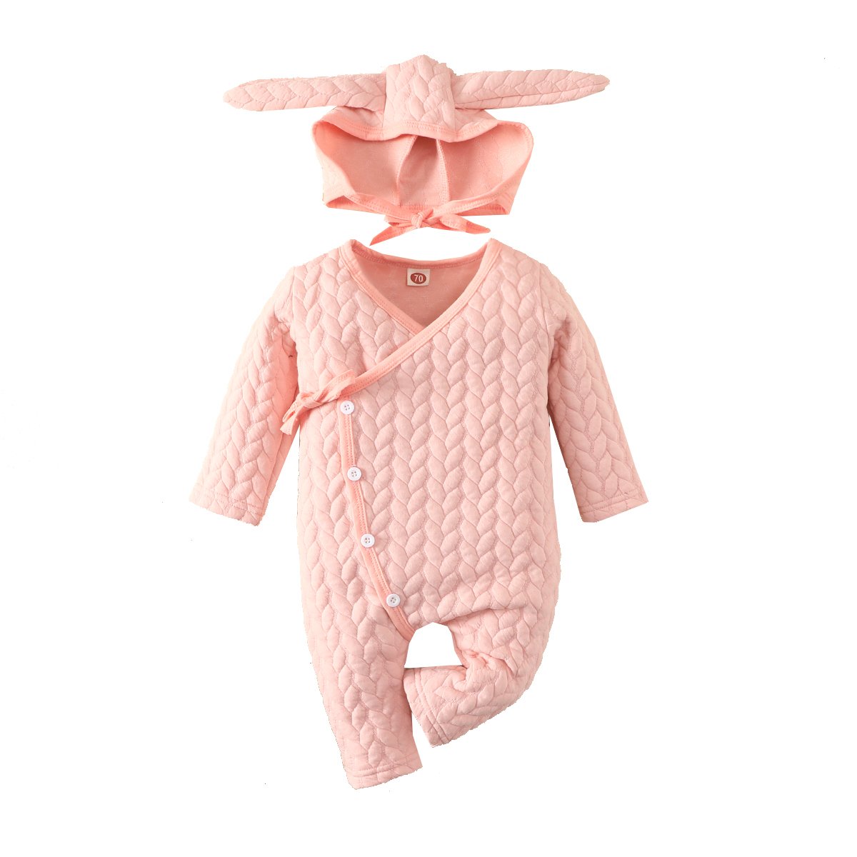 2-Piece Pink Bunny Suit.