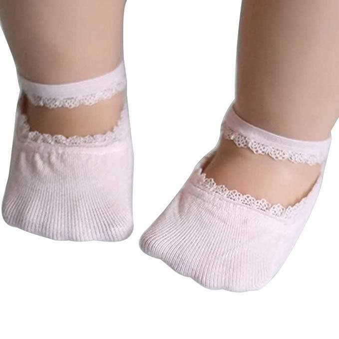 Summer Lace Cotton Boat Socks.