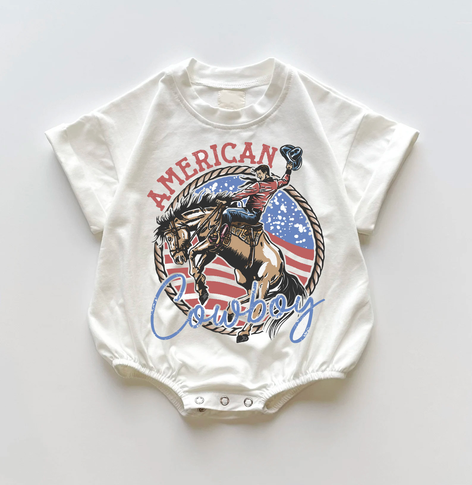 Baby American cowboy  Romper