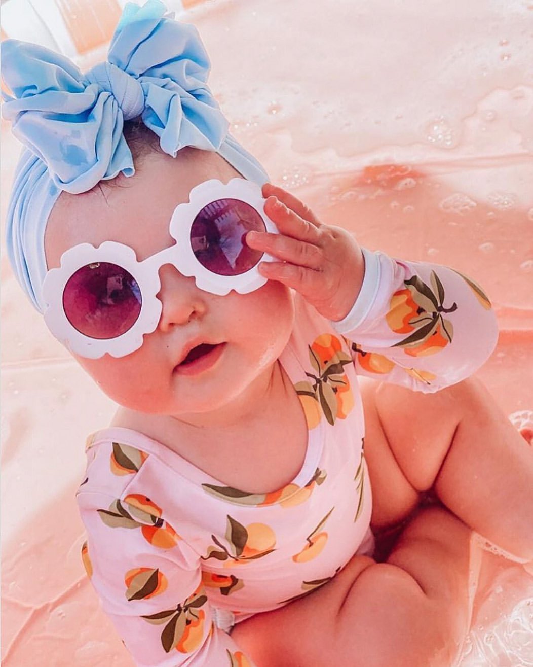Baby Sun Flower Decoration Glasses.