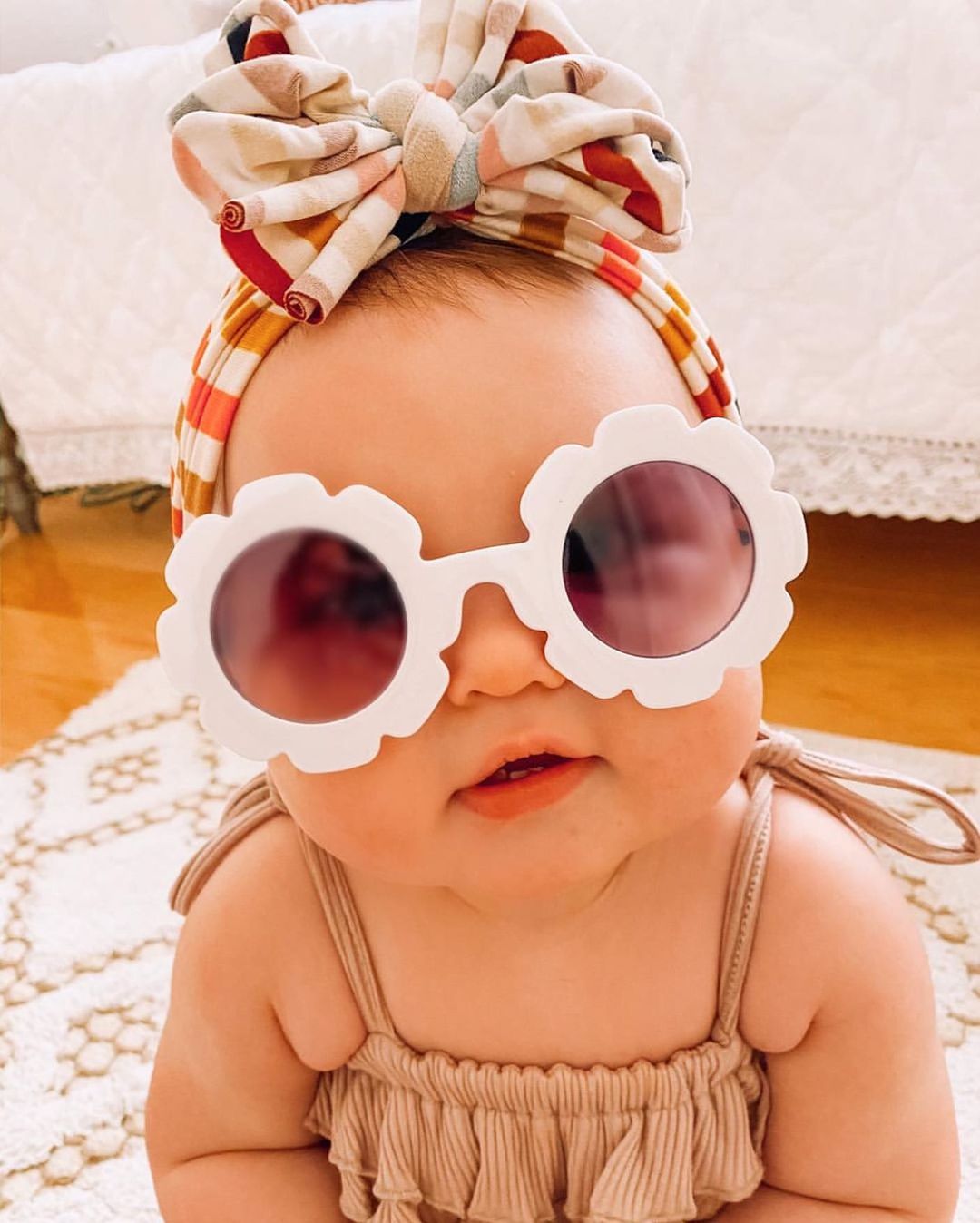 Baby Sun Flower Decoration Glasses.