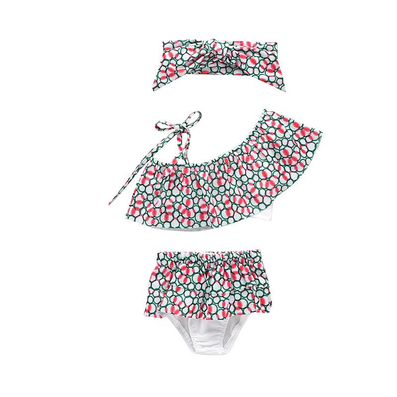 3-Piece Baby Floral Swimwears.