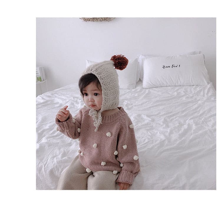 Baby Dot lovely sweater.