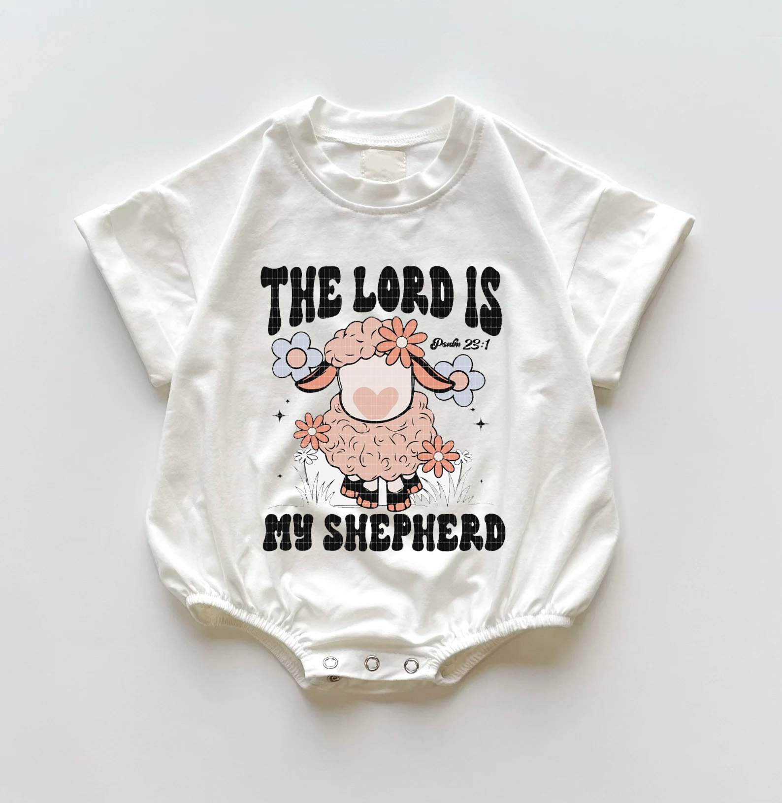 The Lord is My Shepherd Romper