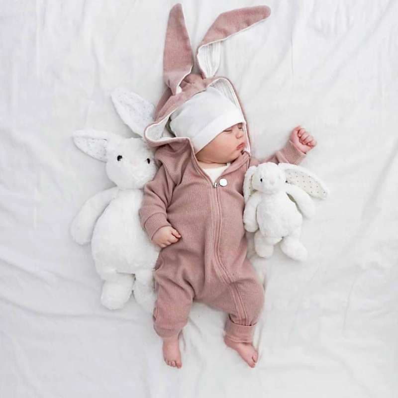 Baby Girl Boy Rabbit 3D Ear Outfits.