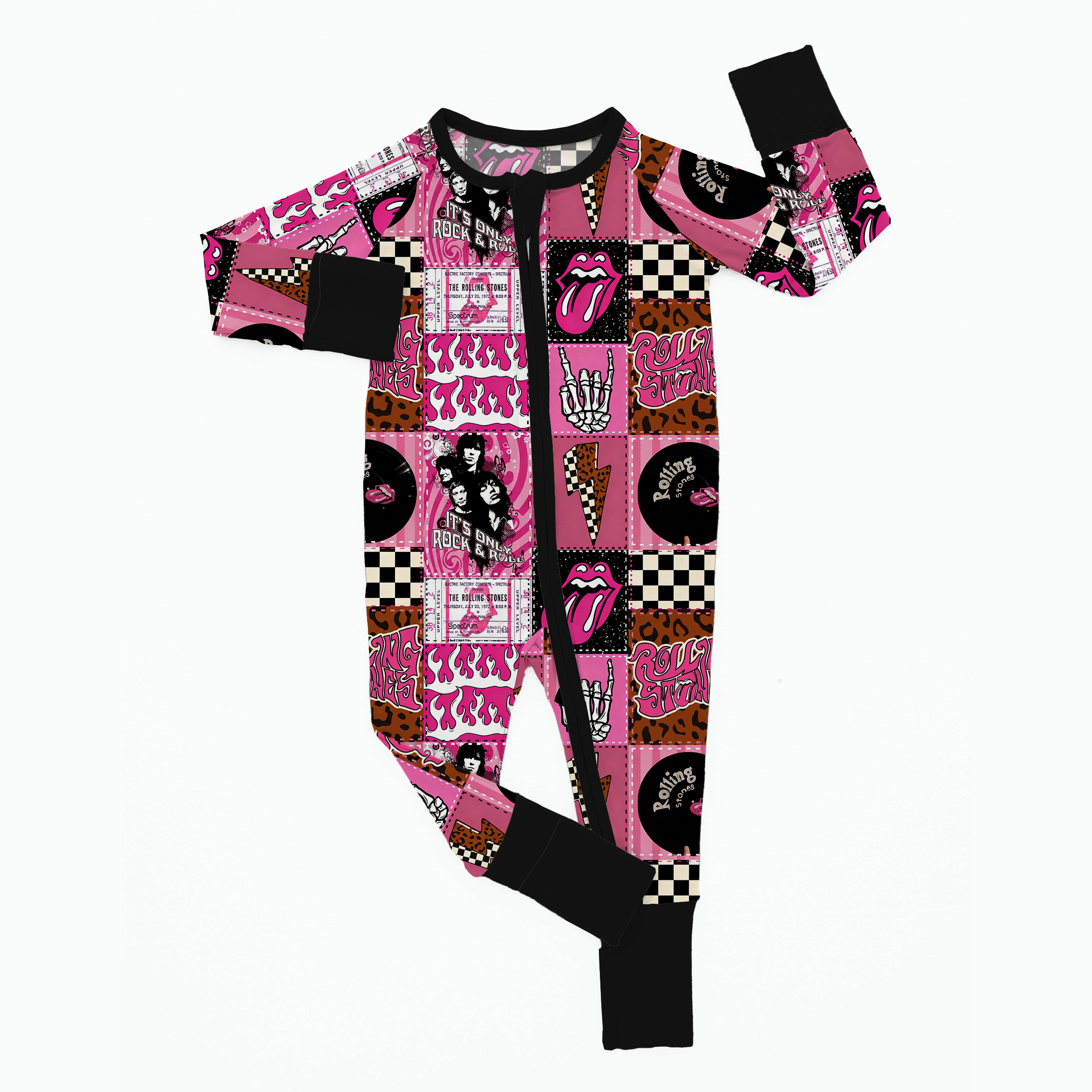 Newborn Band Patchwork Bamboo Sleeper