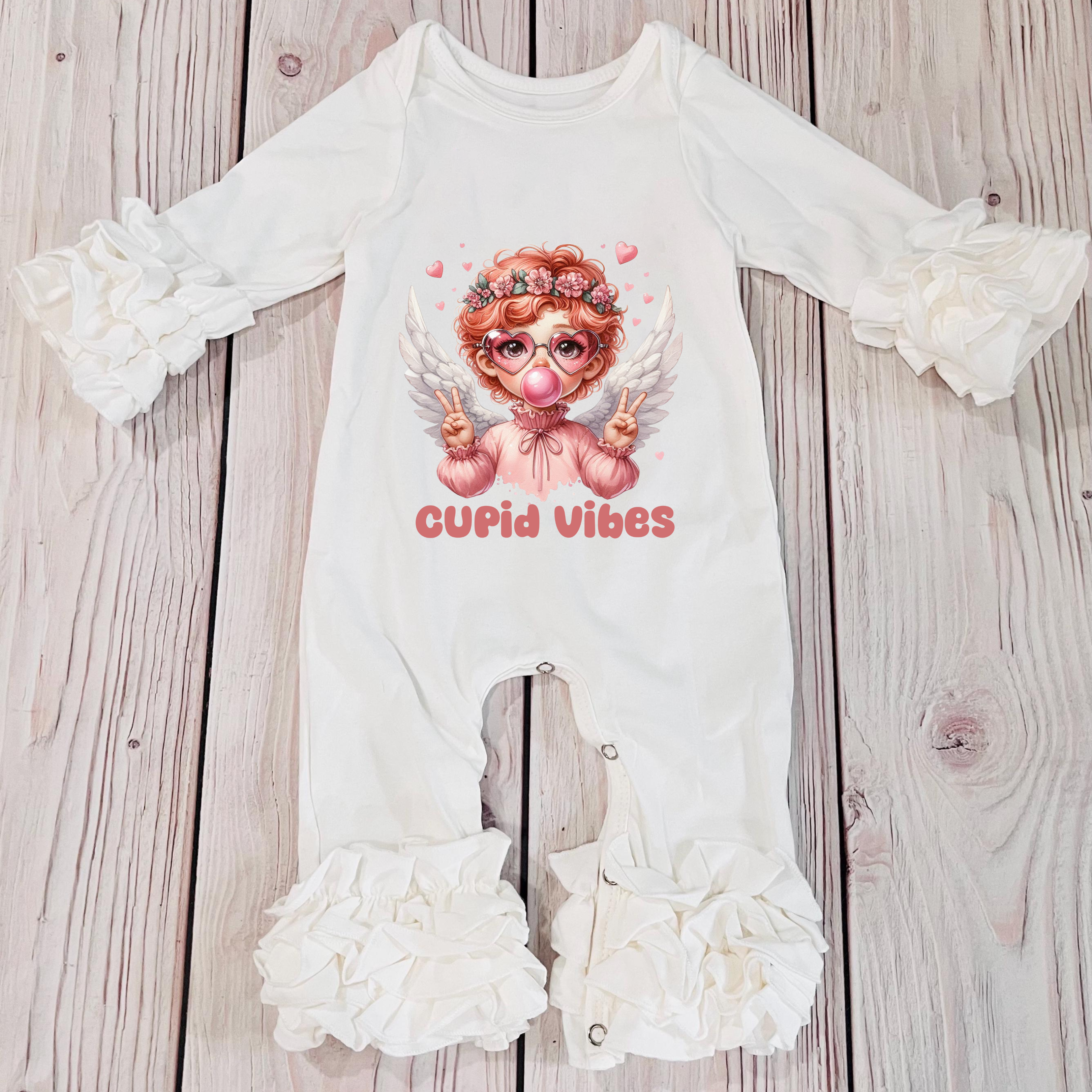 Newborn Cupid Vibes Jumpsuit