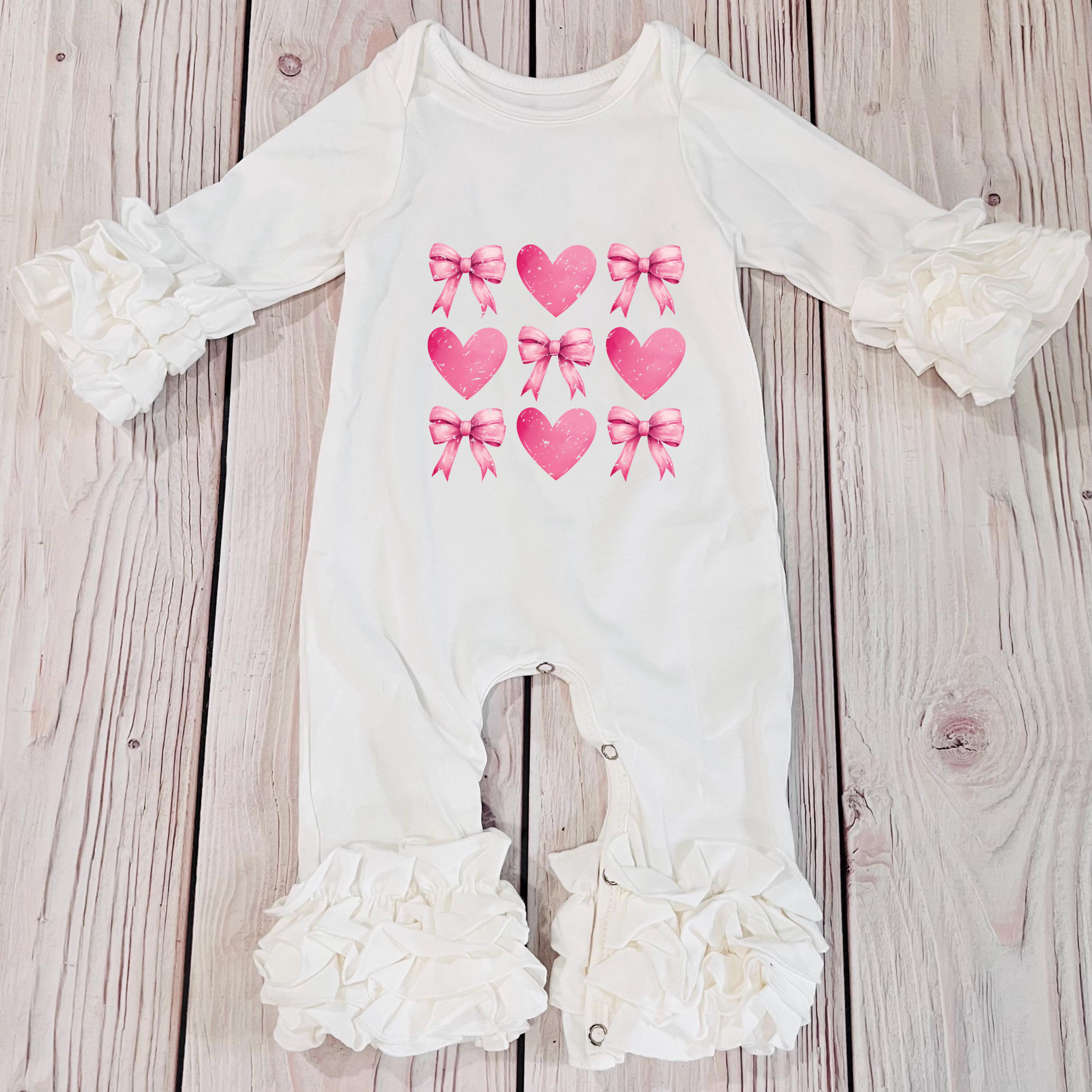 Newborn Valentine's Day Jumpsuit