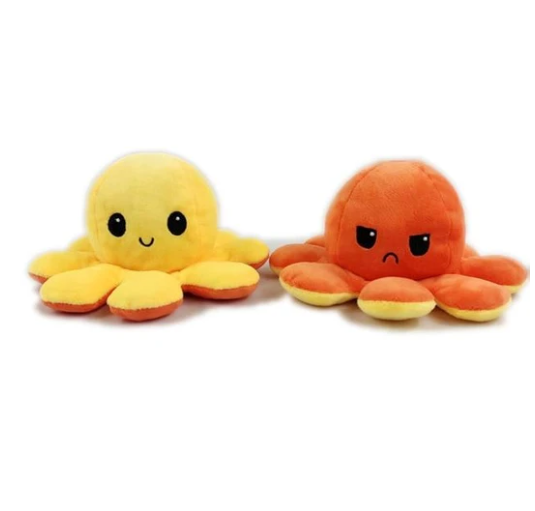 Reversible Octopus Plush.