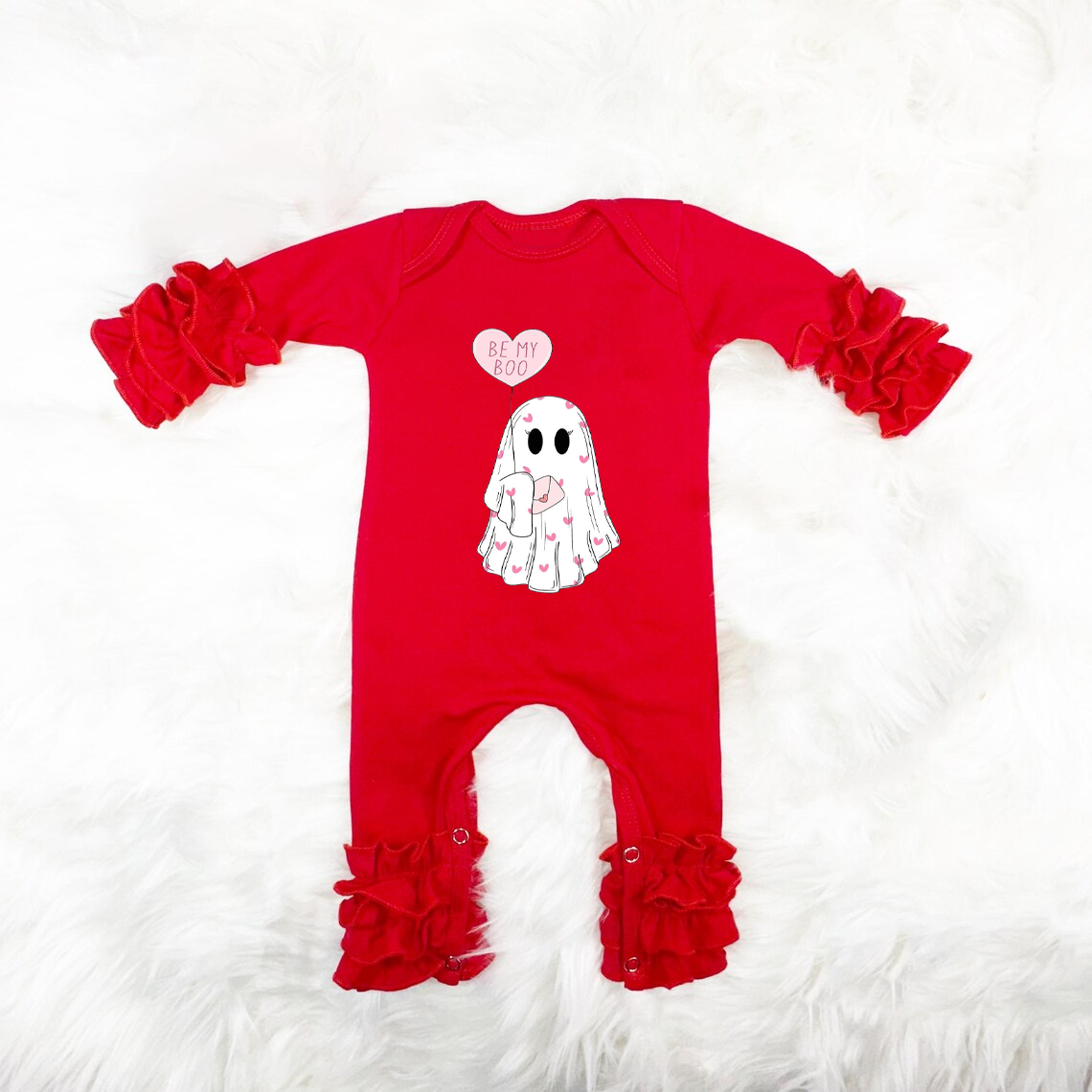 Newborn Be My Boo Jumpsuit