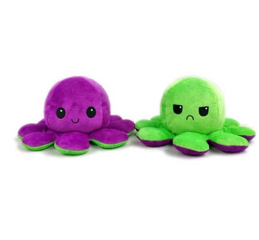 Reversible Octopus Plush.