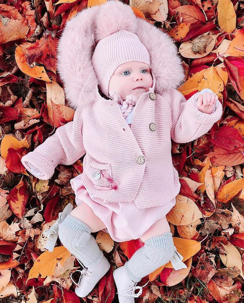 New Baby Handmade Knit Outfit.