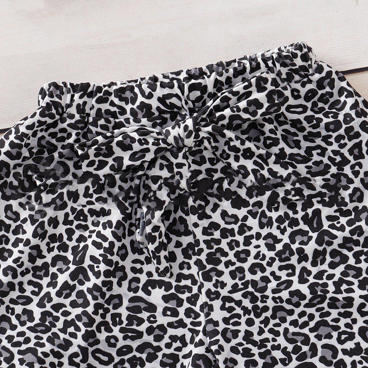 2-Piece Children Leopard Suit.