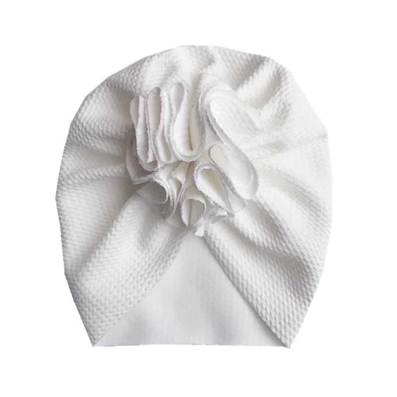 Children's hat soft knitted cloth bow.