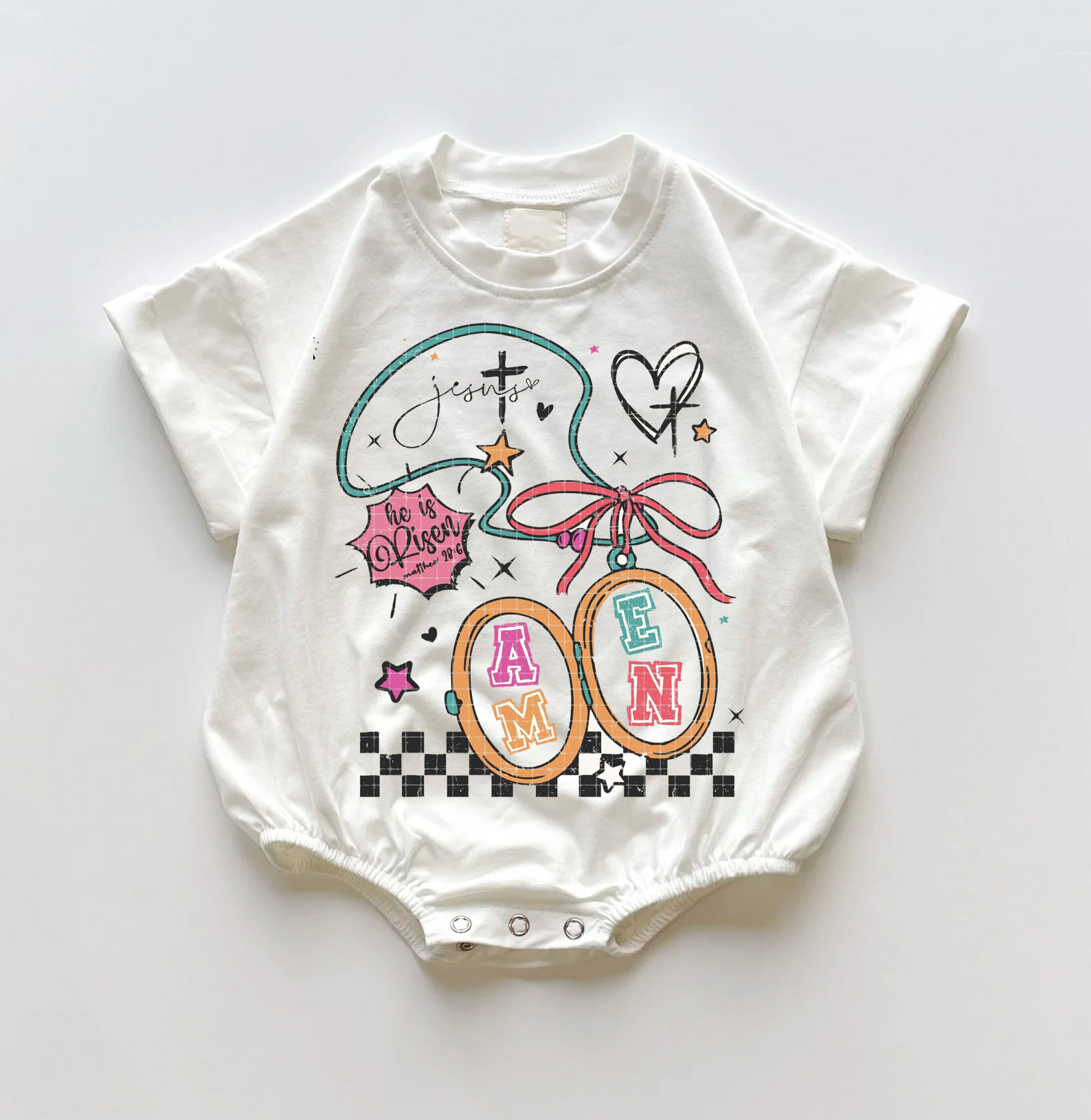 Baby He is Risen Romper