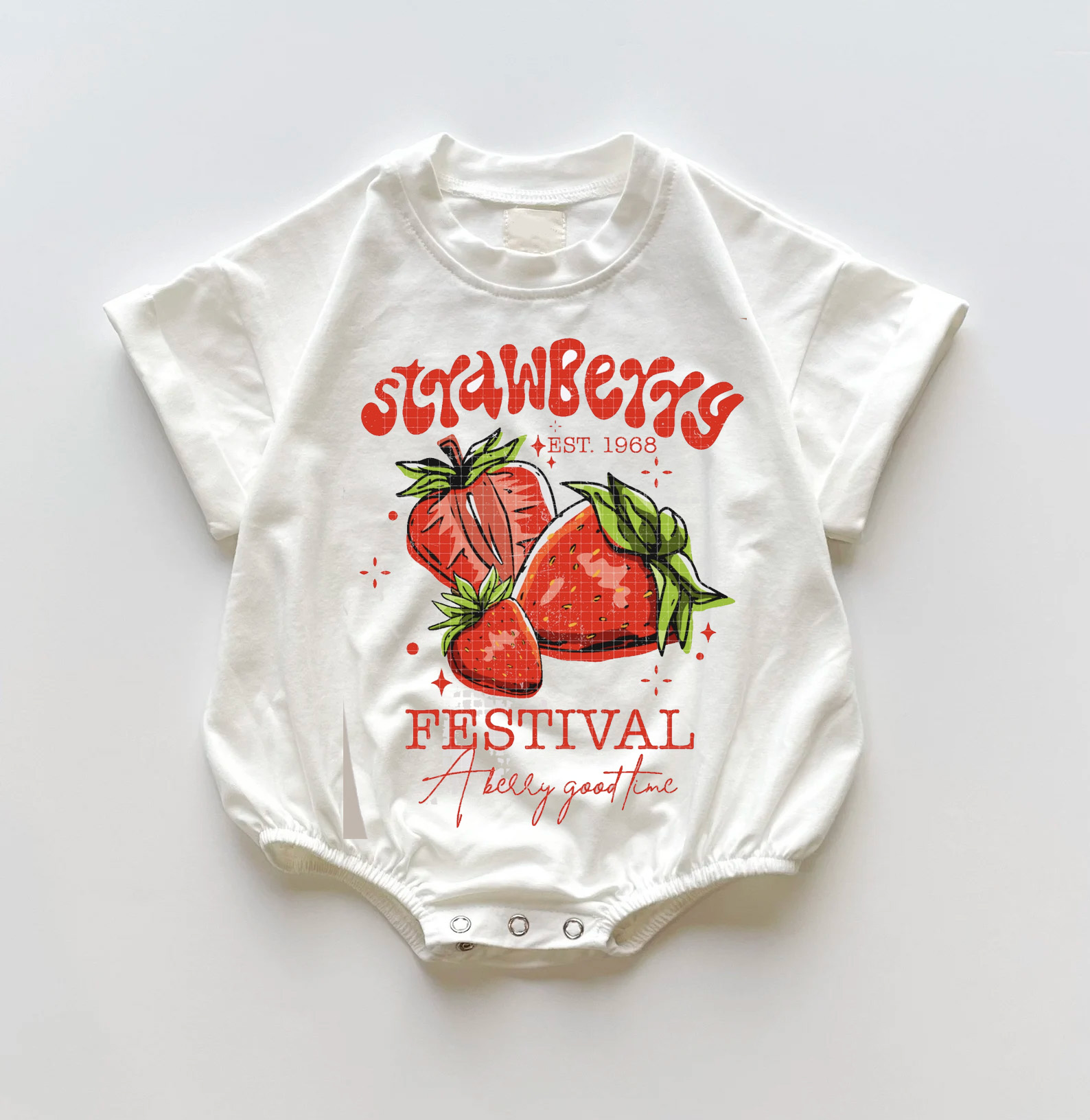 Baby Strawberry  Romper