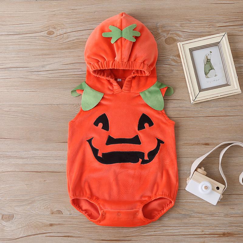 Baby Halloween Pumpkin Outfit-visikids