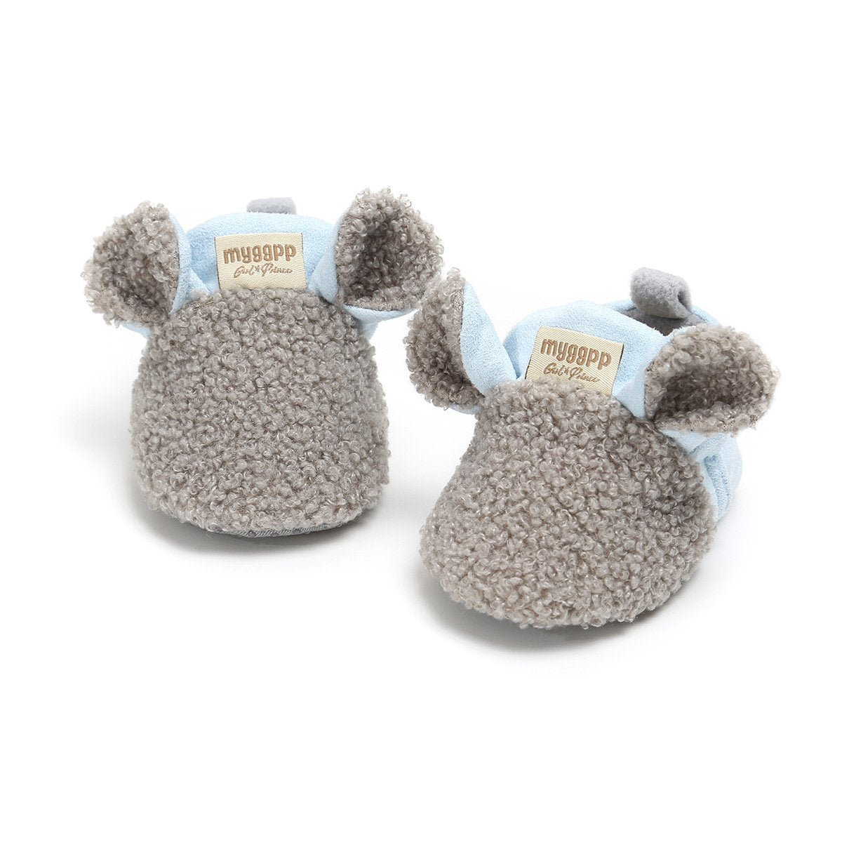 Baby Girl Cotton Plush Shoes.