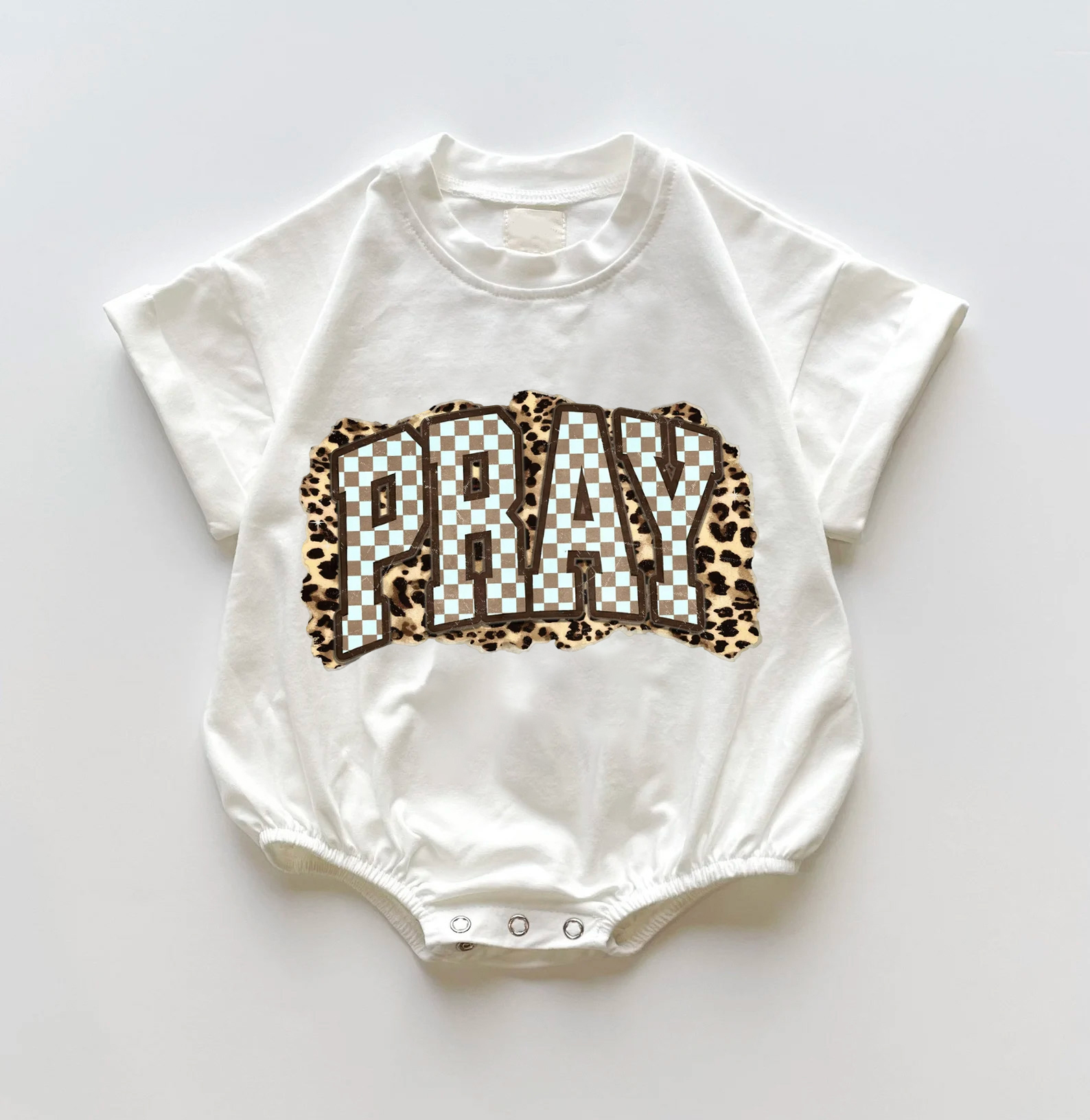Baby Pray Bubble Romper 