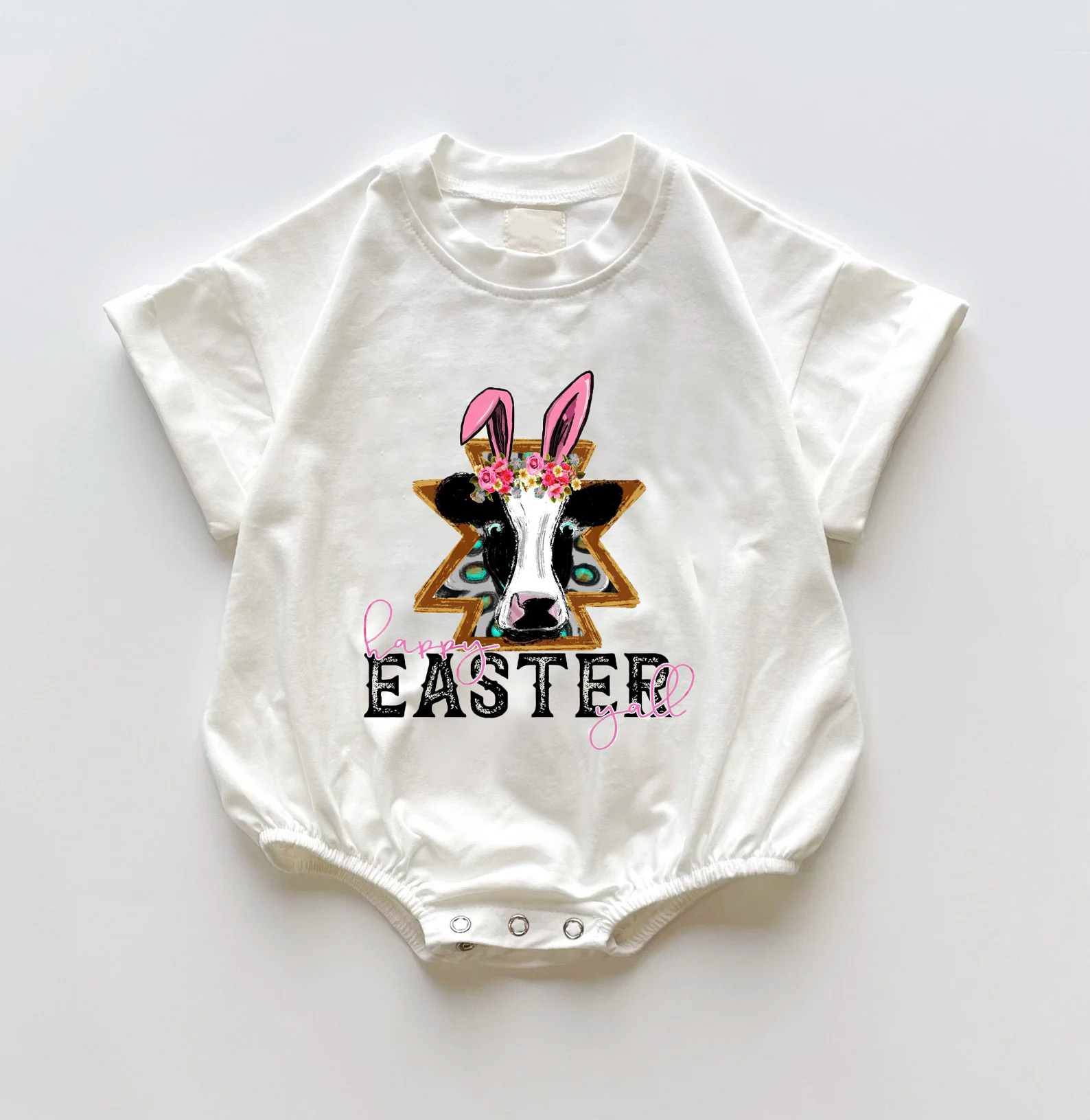 Baby Happy Easter Romper 