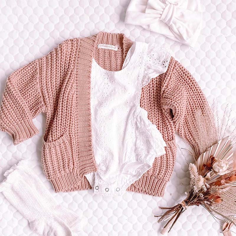 Baby Handmade Sweater Coat.