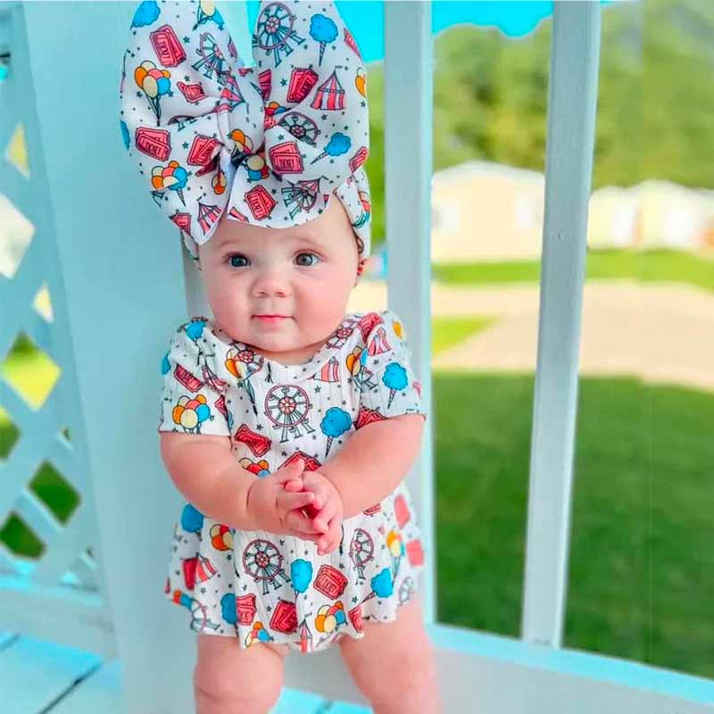 2 Piece Baby Girl Print Set.